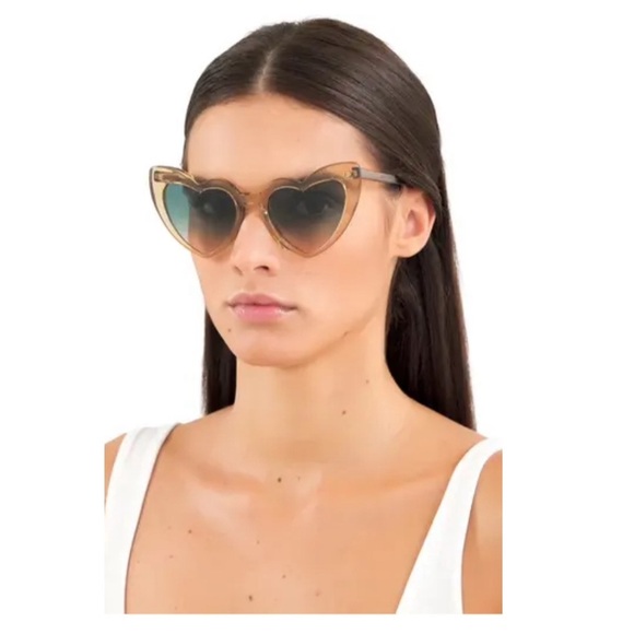 Saint Laurent Heart Sunglasses. main image 4